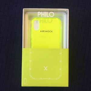 philo neon yellow iphone x case